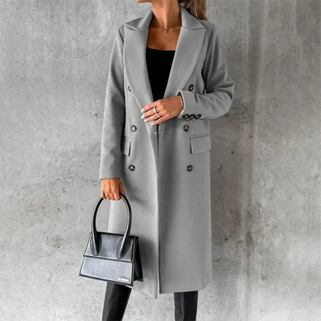 Warm Long Trench Coat for Women